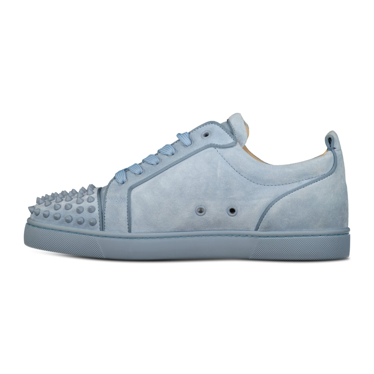 CHRISTIAN LOUBOUTIN 'JUNIOR SPIKES' ORLATO SNEAKERS LIGHT BLUE –  AffluentAttire