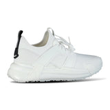 MONCLER LUNAROVE TRAINERS WHITE