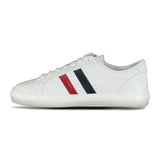 MONCLER MONACO LEATHER TRAINERS WHITE