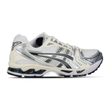 ASICS GEL KYANO 14 WHITE/NAVY WOMEN'S TRAINERS