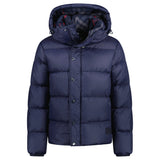 BURBERRY HALSBY PUFFER JACKET NAVY BLUE