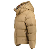 BURBERRY HALSBY PUFFER JACKET BEIGE