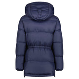 BURBERRY HAWORTH MID LENGTH PUFFER JACKET NAVY BLUE