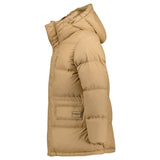 BURBERRY HAWORTH MID LENGTH PUFFER JACKET BEIGE