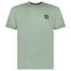 STONE ISLAND COMPASS LOGO CREWNECK T-SHIRT GREEN