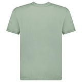 STONE ISLAND COMPASS LOGO CREWNECK T-SHIRT GREEN