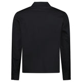 MONCLER LOGO OVERSHIRT JACKET BLACK