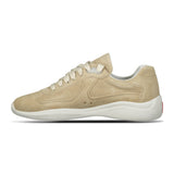 PRADA AMERICAS CUPS BEIGE SUEDE