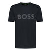 BOSS ACTIVE LOGO-PRINT T-SHIRT BLACK