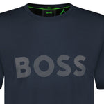 BOSS Active Logo - Print T - Shirt Navy - Boinclo ltd - Outlet Sale Under Retail