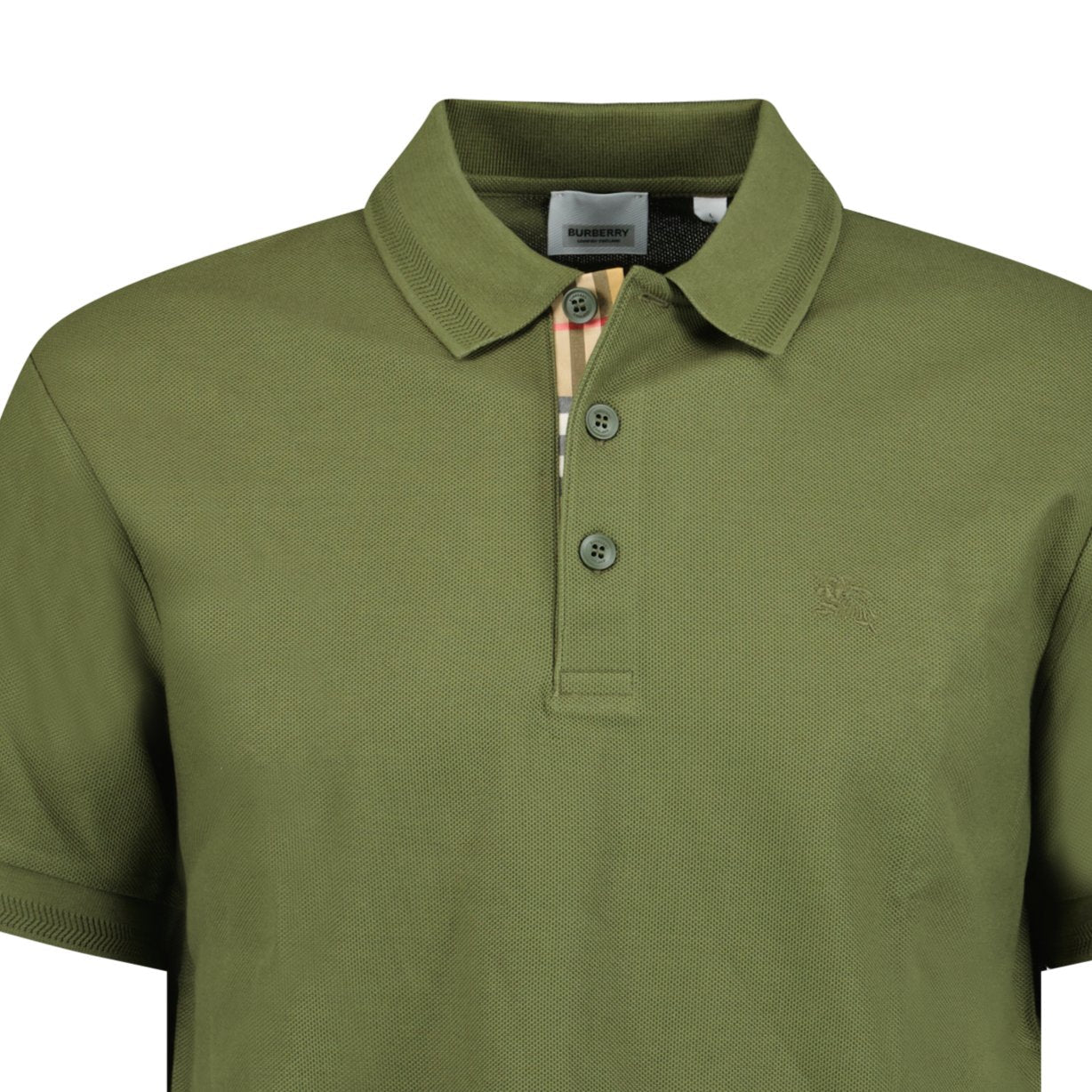 Burberry 'Eddie' Polo-Shirt Olive - Boinclo ltd - Outlet Sale Under Retail