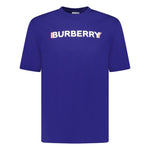Burberry Logo Print T-Shirt Blue - Boinclo ltd