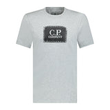 CP Company Stitch Logo Print T-Shirt Grey - Boinclo ltd