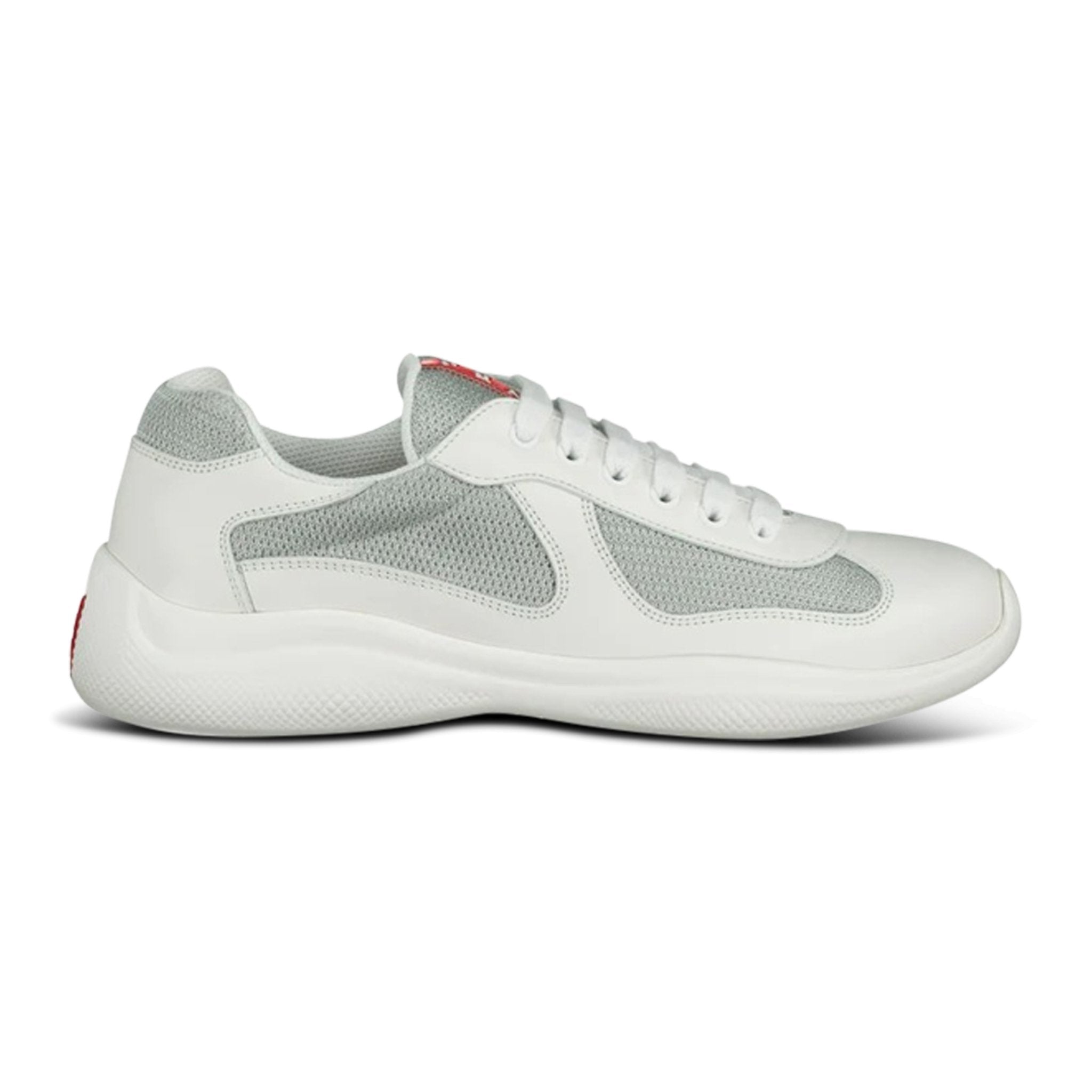 Prada Americas Cup Mesh Trainers White - Boinclo ltd