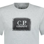 CP Company Stitch Logo Print T-Shirt Grey - Boinclo ltd Outlet Sale