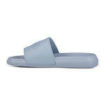 Alexander McQueen Logo Embedded Rubber Slides Blue - Boinclo ltd