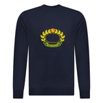 Burberry Addiscombe Crest Logo Sweatshirt Navy - Boinclo ltd