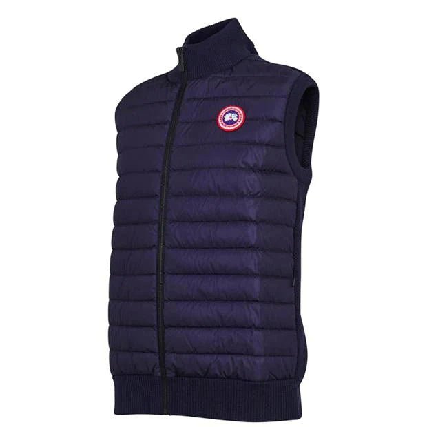 Canada Goose Hybrid Knit Vest Gilet Navy - Boinclo ltd