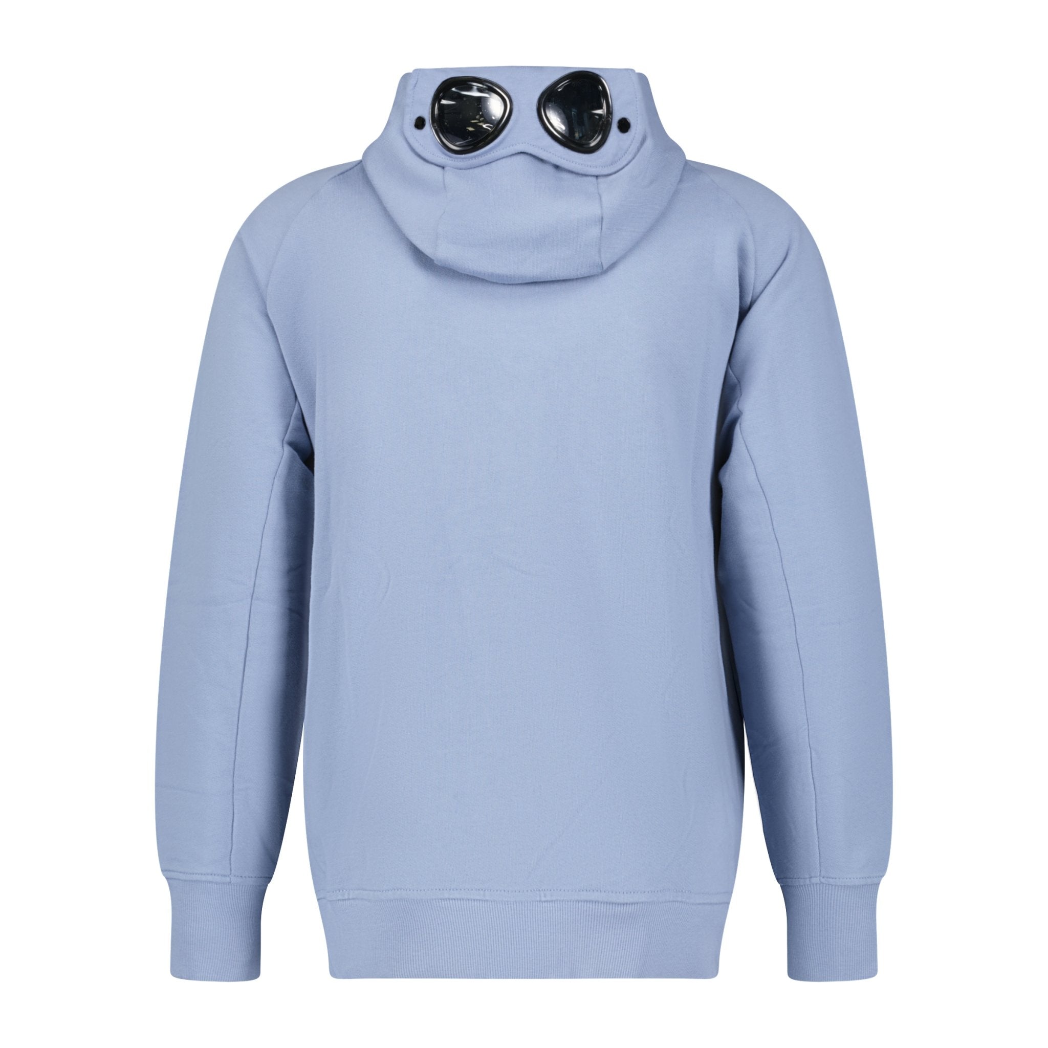 CP Company Goggle Hood Zip-Up Sweatshirt Infinity Blue - Boinclo ltd