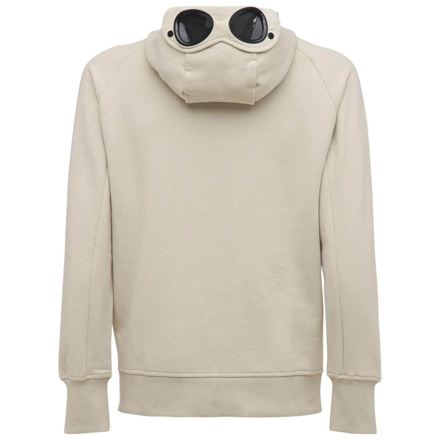 CP Company Goggle Hoodie Sweatshirt Ivory - Boinclo ltd