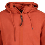 CP Company Goggle Zip Hooded Sweatshirt Orange - Boinclo ltd