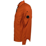 CP Company Lens Chrome Overshirt Jacket Orange - Boinclo ltd