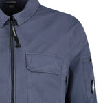 CP Company Lens Long Sleeve Overshirt Light Navy - Boinclo ltd