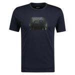 CP Company Stitch Logo Print T-Shirt Navy - Boinclo ltd