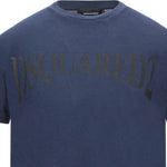 Dsquared2 Black Logo Printed T-Shirt Navy Blue - Boinclo ltd