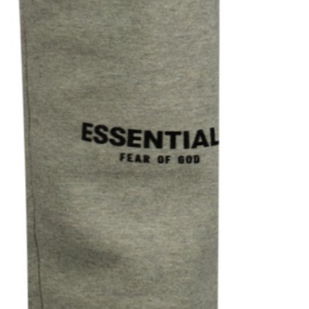 Essentials X FOG Logo-Print Sweatpants Dark Oatmeal Grey - Boinclo ltd