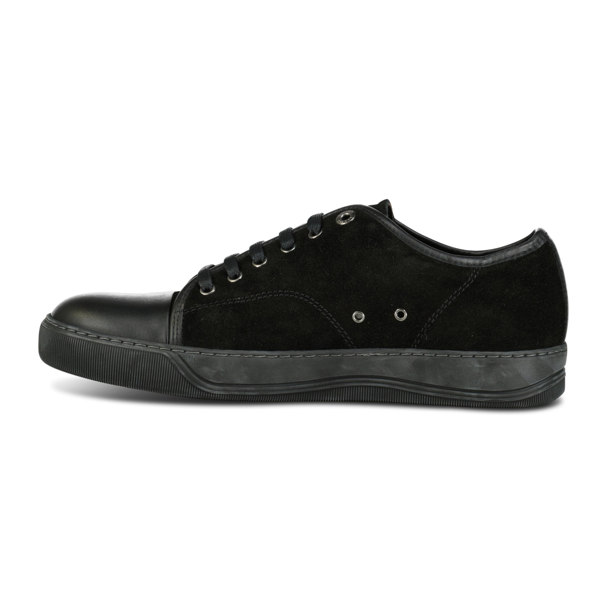 Lanvin Low-Top Patent Toe Trainer Black - Boinclo ltd