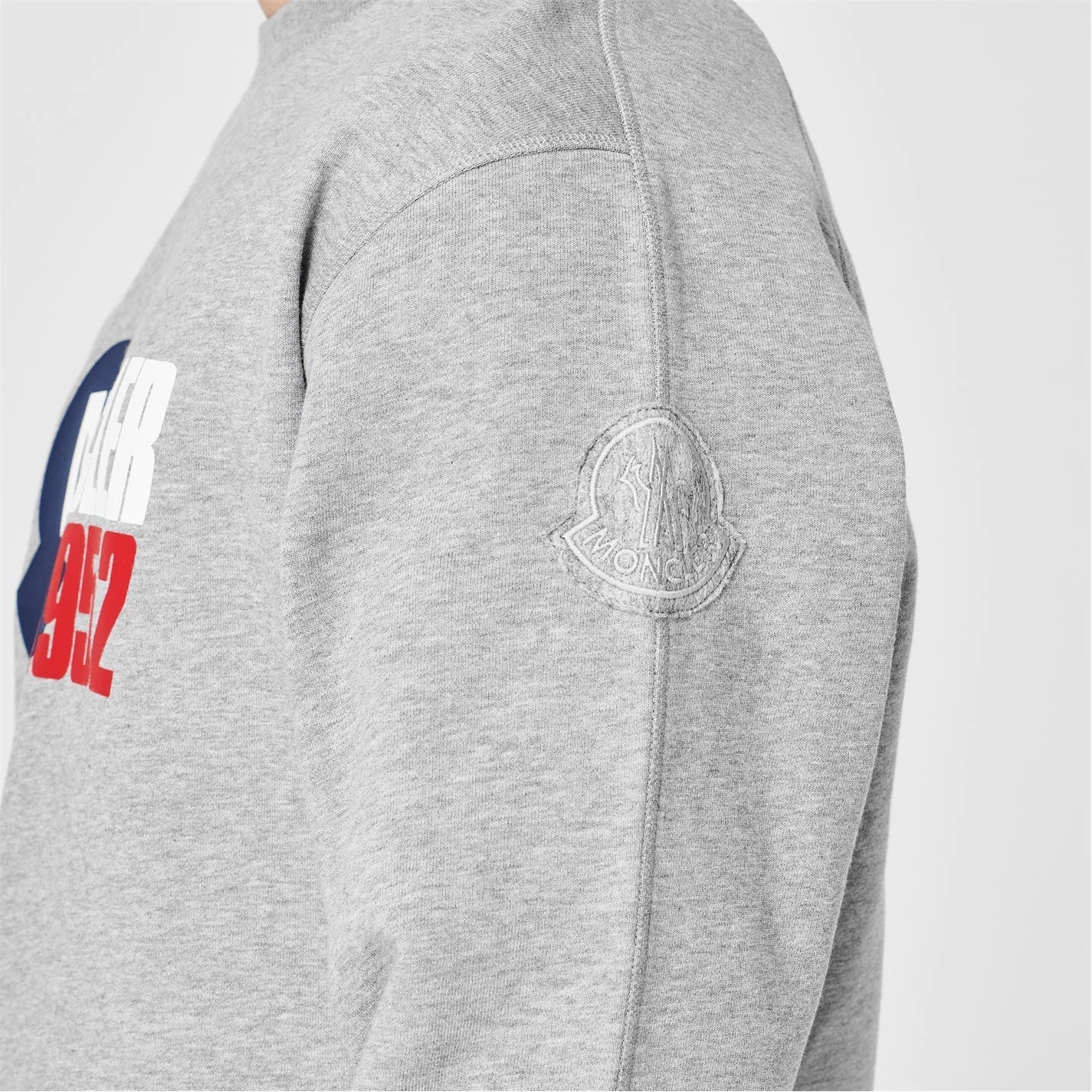 Moncler 1952 Print Sweatshirt Grey - Boinclo ltd