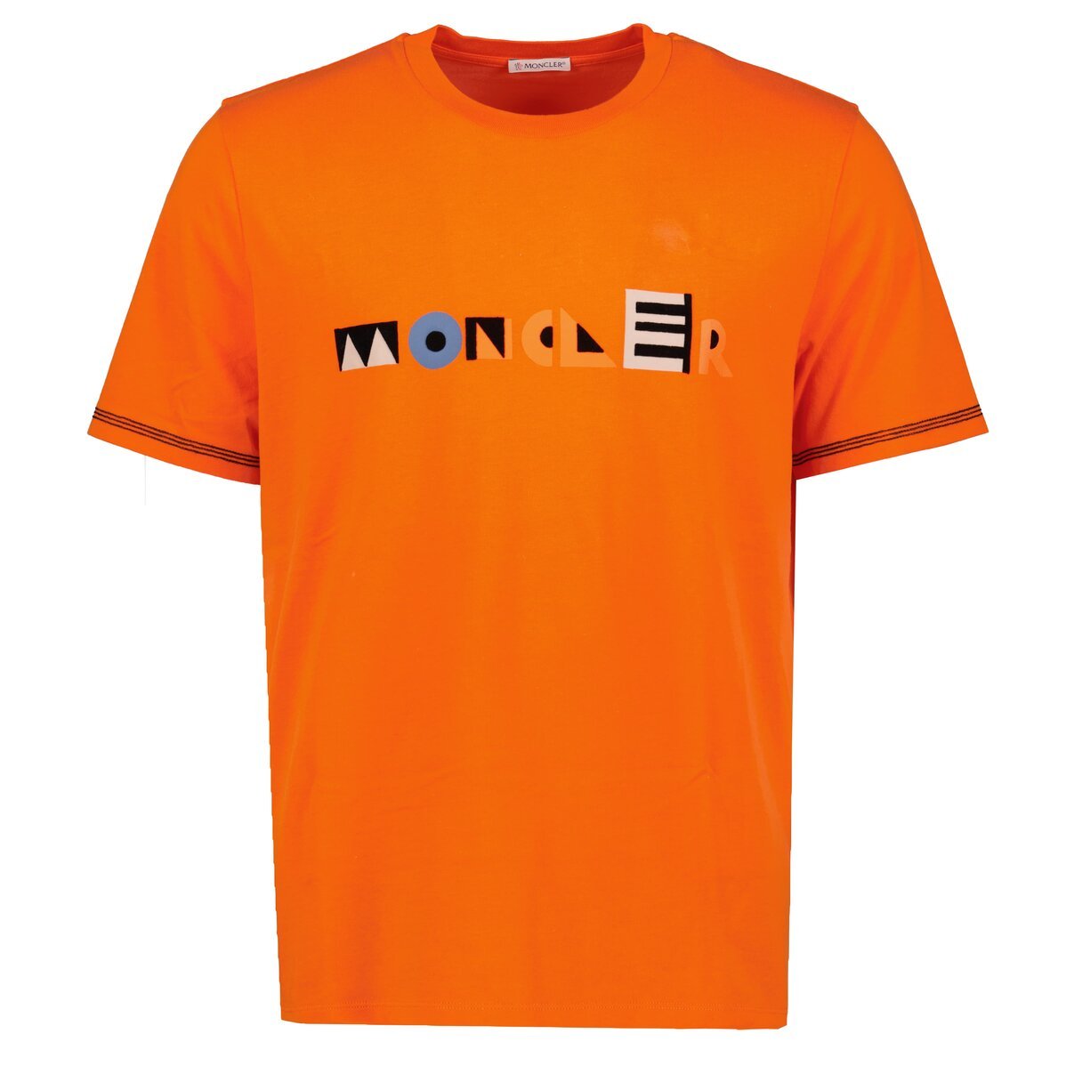 Moncler Writing Logo T-Shirt Orange - Boinclo ltd