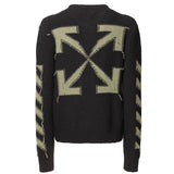 OFF-White Arrow Black Knitted Jumper - Boinclo ltd