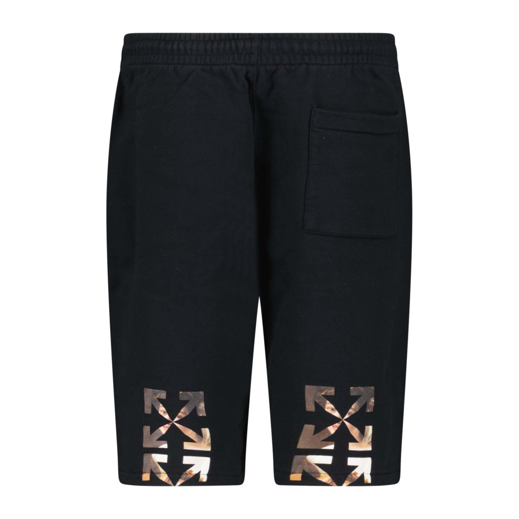 OFF-WHITE Cotton Sweat Shorts Black - Boinclo ltd