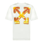 OFF-WHITE Gold Metal Arrow T-shirt White - Boinclo ltd