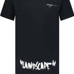 Off White 'Landscape' T-shirt Black - Boinclo ltd