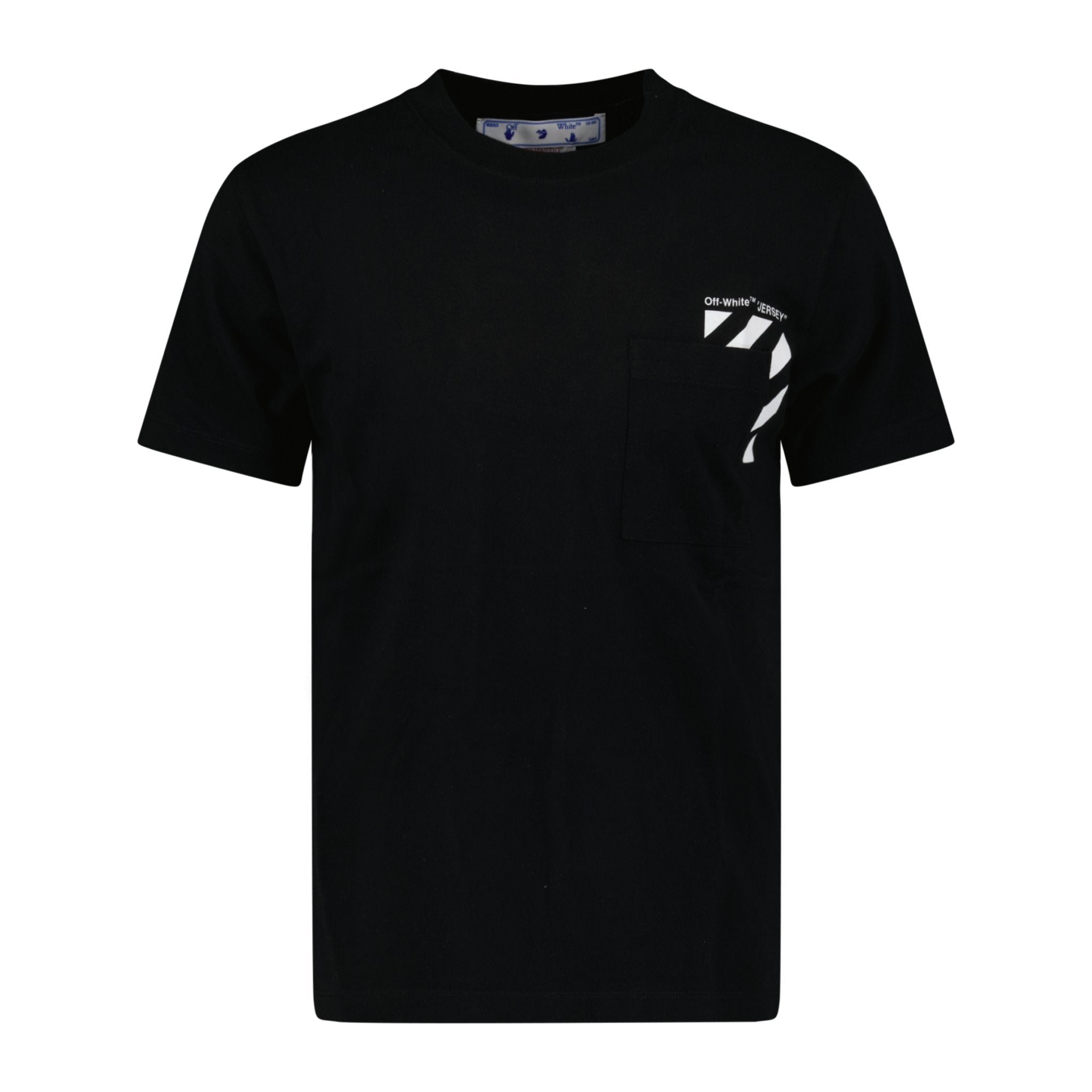 Off White Pocket Logo T-shirt Black - Boinclo ltd