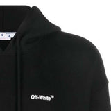 OFF-WHITE Sleeve Logo Design Hoodie Black - Boinclo ltd