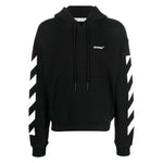 OFF-WHITE Sleeve Logo Design Hoodie Black - Boinclo ltd