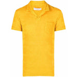 Orlebar Brown 'Terry' Towelling Polo-Shirt Bright Gold - Boinclo ltd