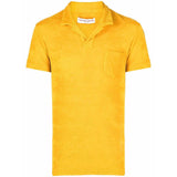 Orlebar Brown 'Terry' Towelling Polo-Shirt Bright Gold - Boinclo ltd