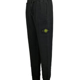 Stone Island Badge Cotton Sweat Pants Black - Boinclo ltd