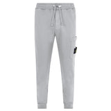 Stone Island Badge Cotton Sweat Pants Grey Marl - Boinclo ltd