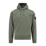 Stone Island Basic Badge Hooded Sweatshirt Dark green - Boinclo ltd - Outlet Sale Under Retail