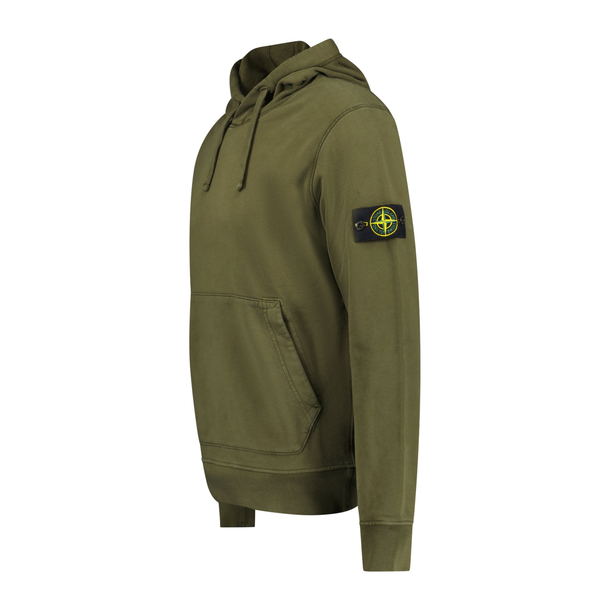 Stone Island Cotton Hoodie Sweatshirt Khaki - Boinclo ltd