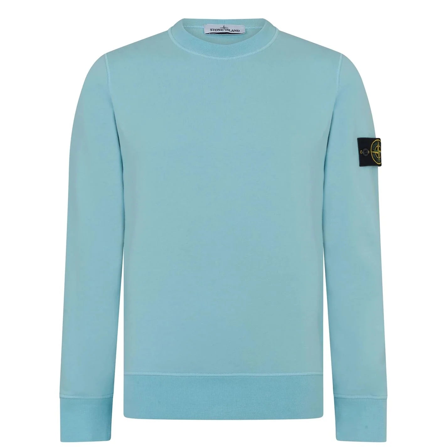 Stone Island Cotton Sweatshirt Acqua - Boinclo ltd