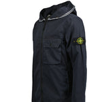 Stone Island Hooded Zip-Up Overshirt Jacket Navy - Boinclo ltd