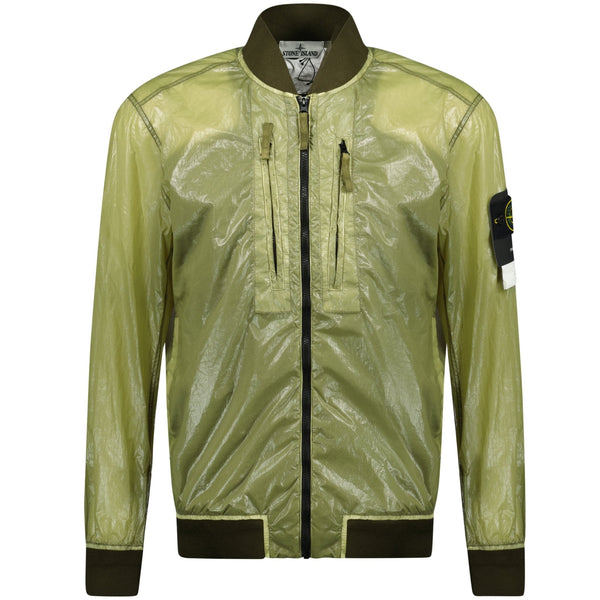 Packable bomber store jacket