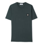 Stone Island Patch Logo T-Shirt Crew Neck Dark Green (Kids) - Boinclo ltd